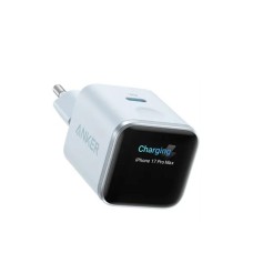 ANKER Nano 45W putni zidni punjač sa ekranom, USB-C port, plavi