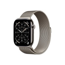 APPLE Watch S11 Cellular 46mm Natural Titanium Case with Natural Milanese Loop - S/M (mfcy4rk/a)