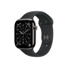 APPLE Watch S11 Cellular 46mm Slate Titanium Case with Black Sport Band - S/M (mfd14rk/a) APPLE Watch S11 Cellular 46mm Slate Titanium Case with Black Sport Band - S/M (mfd14rk/a)