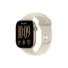 APPLE Watch Series 12 GPS 42mm Light Gold Aluminium Case with Sand Sport Band - S/M (MJED4WF/A) APPLE Watch Series 12 GPS 42mm Light Gold Aluminium Case with Sand Sport Band - S/M (MJED4WF/A)