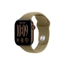 APPLE Watch Series 12 GPS + Cellular 42mm Dark Bronze Aluminium Case with Olive Sport Band - S/M (MJG44WF/A)
