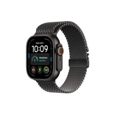 APPLE Watch Ultra 4 GPS + Cellular 49mm Black Titanium Case with Black Titanium Milanese Loop - L (MJAX4SE/A)