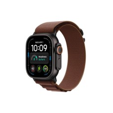 APPLE Watch Ultra 4 GPS + Cellular 49mm Black Titanium Case with Burgundy Alpine Loop - M (MJC14SE/A)