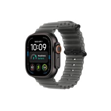 APPLE Watch Ultra 4 GPS + Cellular 49mm Black Titanium Case with Translucent Black Ocean Band (MJAX4SE/A)