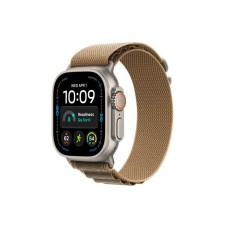 APPLE Watch Ultra 4 GPS + Cellular 49mm Natural Titanium Case with Desert Alpine Loop - L (MJAG4SE/A)