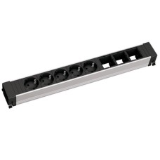 BACHMANN CONFEREN/TOP FRAME napojni modul 5x šuko+3x prazno mesto