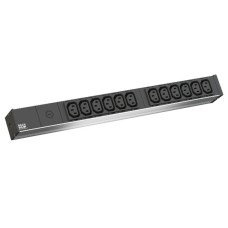 BACHMANN PDU Basic ALU 19''1U12xC13 sa bbok. ulaz C14,osig.10A, kabl2m