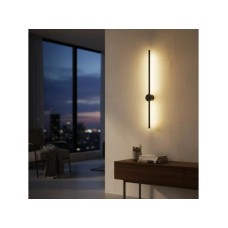 BBLINK Crna zidna LED lampa 12W 3000K IP20