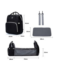 BBO TORBA ZA MAME BT023 Sport Mama Bag - BLACK BBO TORBA ZA MAME BT023 Sport Mama Bag - BLACK