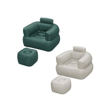 BESTWAY Comfi Cube fotelja na naduvavanje sa tabureom 107x99x80 cm (dve boje) BESTWAY Comfi Cube fotelja na naduvavanje sa tabureom 107x99x80 cm (dve boje)