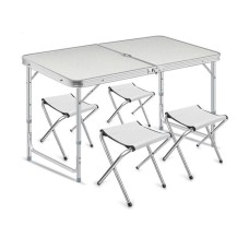 Bolzz Kamperski set sto + 4 stolice