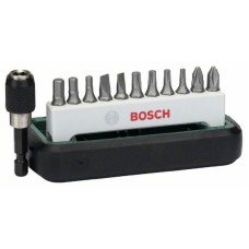 BOSCH 12-delni set bitova odvrtača Standard, mešani (S, PH, PZ, HEX, T) 2608255995