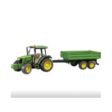 BRUDER John Deere Traktor sa prikolicom zeleni BRUDER John Deere Traktor sa prikolicom zeleni