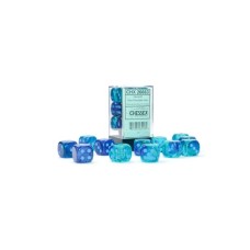 Chessex Kockice Chessex - Gemini - Luminary - Blue-Blue & Light Blue - Dice Block 16mm (12) Chessex Kockice Chessex - Gemini - Luminary - Blue-Blue & Light Blue - Dice Block 16mm (12)