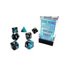 Chessex Kockice - Polyhedral - Gemini - Astral Blue-White & Red (7) Chessex Kockice - Polyhedral - Gemini - Astral Blue-White & Red (7)