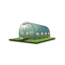 CHOMIK Baštenski plastenik tunel 4-segmentni zeleni 6 x 3 x 2 m