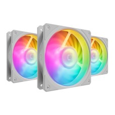 COOLER MASTER Mobius 120P ARGB White 3-pack kit ventilator MFZ-M2DW-243P2-R1 COOLER MASTER Mobius 120P ARGB White 3-pack kit ventilator MFZ-M2DW-243P2-R1