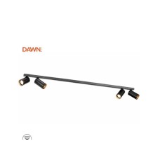 DAWN LED SVETILJKA 052/4 PLAFONSKA 4*GU10 IP20 CRNA