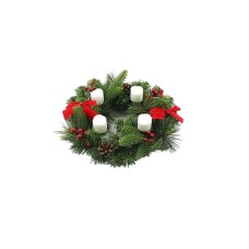 Denis Adventski venac sa LED svećama Denis Adventski venac sa LED svećama