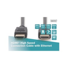 DIGITUS Kabl HDMI na HDMI 4K 2m crni DIGITUS Kabl HDMI na HDMI 4K 2m crni