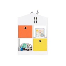 ECO TOYS Drvena dečija polica organizer 03A