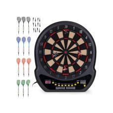 ECO TOYS Elektronski pikado 48 cm sa LCD ekranom, 27 igara, set sa 12 pikada