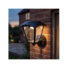 EUROLAMP Solarna zidna lampa sa senzorom pokreta, 3W, 400lm, crna EUROLAMP Solarna zidna lampa sa senzorom pokreta, 3W, 400lm, crna