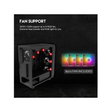 FANTECH Kuciste Gaming CG80 Midi crno FANTECH Kuciste Gaming CG80 Midi crno