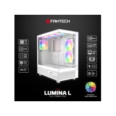 FANTECH Kućište Gaming CG86 Lumina L belo FANTECH Kućište Gaming CG86 Lumina L belo