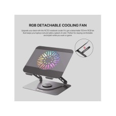 FANTECH Laptop Cooler NC30 RGB sivi FANTECH Laptop Cooler NC30 RGB sivi