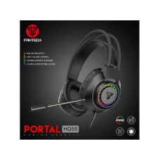 FANTECH Slušalice Gaming HQ55 Portal crne