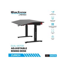 FANTECH Sto Gaming DW314 ZURICH podesivi Ergonomski Magnetic Desk crni