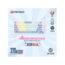 FANTECH Tastatura Mehanička Gaming MK612 Atom x83 AME bela (rosie switch) FANTECH Tastatura Mehanička Gaming MK612 Atom x83 AME bela (rosie switch)