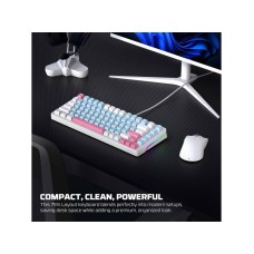 FANTECH Tastatura Mehanička Gaming MK612 Atom x83 AME bela (taro switch) FANTECH Tastatura Mehanička Gaming MK612 Atom x83 AME bela (taro switch)