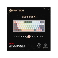 FANTECH Tastatura Mehanička Gaming MK912 RGB Atom PRO63 Wireless Saturn (blue switch) FANTECH Tastatura Mehanička Gaming MK912 RGB Atom PRO63 Wireless Saturn (blue switch)