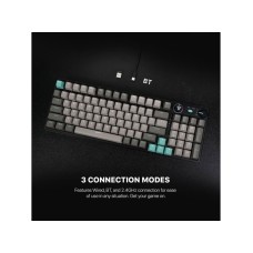 FANTECH Tastatura Mehanicka Gaming MK914 RGB Atom PRO96 Wireless Mercury (red switch) FANTECH Tastatura Mehanicka Gaming MK914 RGB Atom PRO96 Wireless Mercury (red switch)