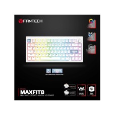 FANTECH Tastatura Mehanička Gaming MK921 Maxfit 8 Wireless ONE PIECE - GEAR5 (white switch) FANTECH Tastatura Mehanička Gaming MK921 Maxfit 8 Wireless ONE PIECE - GEAR5 (white switch)