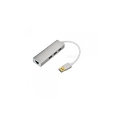 FAST ASIA USB 3.0 - HUB 3port + RJ45 (ž) siva FAST ASIA USB 3.0 - HUB 3port + RJ45 (ž) siva