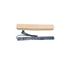 GEMBIRD Razvodni PDU panel za rack 19 in, sa 12 uticnih mesta, kabl 2m (aluminijum)
