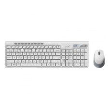 GENIUS SlimStar 8230 Wireless USB YU bela tastatura+ miš GENIUS SlimStar 8230 Wireless USB YU bela tastatura+ miš