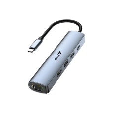GENIUS UH-545 5-in-1 USB 3.0 Iron Grey Hub GENIUS UH-545 5-in-1 USB 3.0 Iron Grey Hub