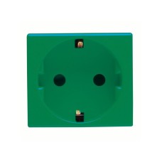 GEWISS GW20283 nemački standard utičnica 250V AC - za namenske linije - 2P + E 16A - 2 MODULA - zelena- sistem GEWISS GW20283 nemački standard utičnica 250V AC - za namenske linije - 2P + E 16A - 2 MODULA - zelena- sistem