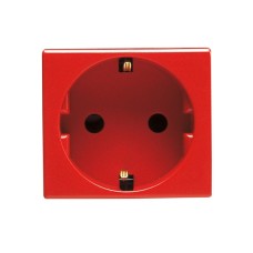 GEWISS GW20297 nemački standard utičnica 250V AC - za namenske linije - 2P + E 16A - 2 Modula - crvena - sistem GEWISS GW20297 nemački standard utičnica 250V AC - za namenske linije - 2P + E 16A - 2 Modula - crvena - sistem
