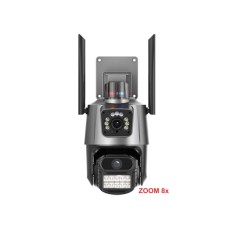 GMB CAM-IP6MP-EP11-8X ZOOM kamera 6 mpix microSD iCSee xmeye pro app Two-way voice PTZ ip66,2x3.6mm