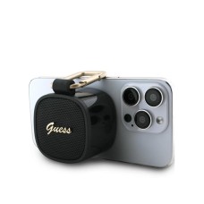 Guess Bluetooth zvucnik Magsafe Script Logo crni sa kukom (GUWSB4HGSPLK) Guess Bluetooth zvucnik Magsafe Script Logo crni sa kukom (GUWSB4HGSPLK)