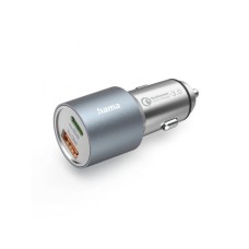 HAMA Brzi Auto Punjač 1xUSB-C PD,1xUSB-A QC, 38 W, Metal HAMA Brzi Auto Punjač 1xUSB-C PD,1xUSB-A QC, 38 W, Metal