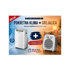 HEINNER Sezonski paket HPAC-12WH 12000BTU + Grejalica HEINNER HFH-L2000SL HEINNER Sezonski paket HPAC-12WH 12000BTU + Grejalica HEINNER HFH-L2000SL