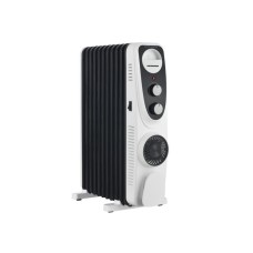 HEINNER Uljani radijator HEINNER HOH-MVT11WH-BK 11rebara/2300W+ventilator 400W