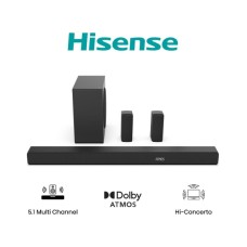 Hisense AX5100Q Dolby Atmos soundbar sa bežičnim subwooferom crni Hisense AX5100Q Dolby Atmos soundbar sa bežičnim subwooferom crni