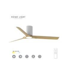 HOME LIGHT FC102 Aspen Plafonski ventilator bela/drvo HOME LIGHT FC102 Aspen Plafonski ventilator bela/drvo